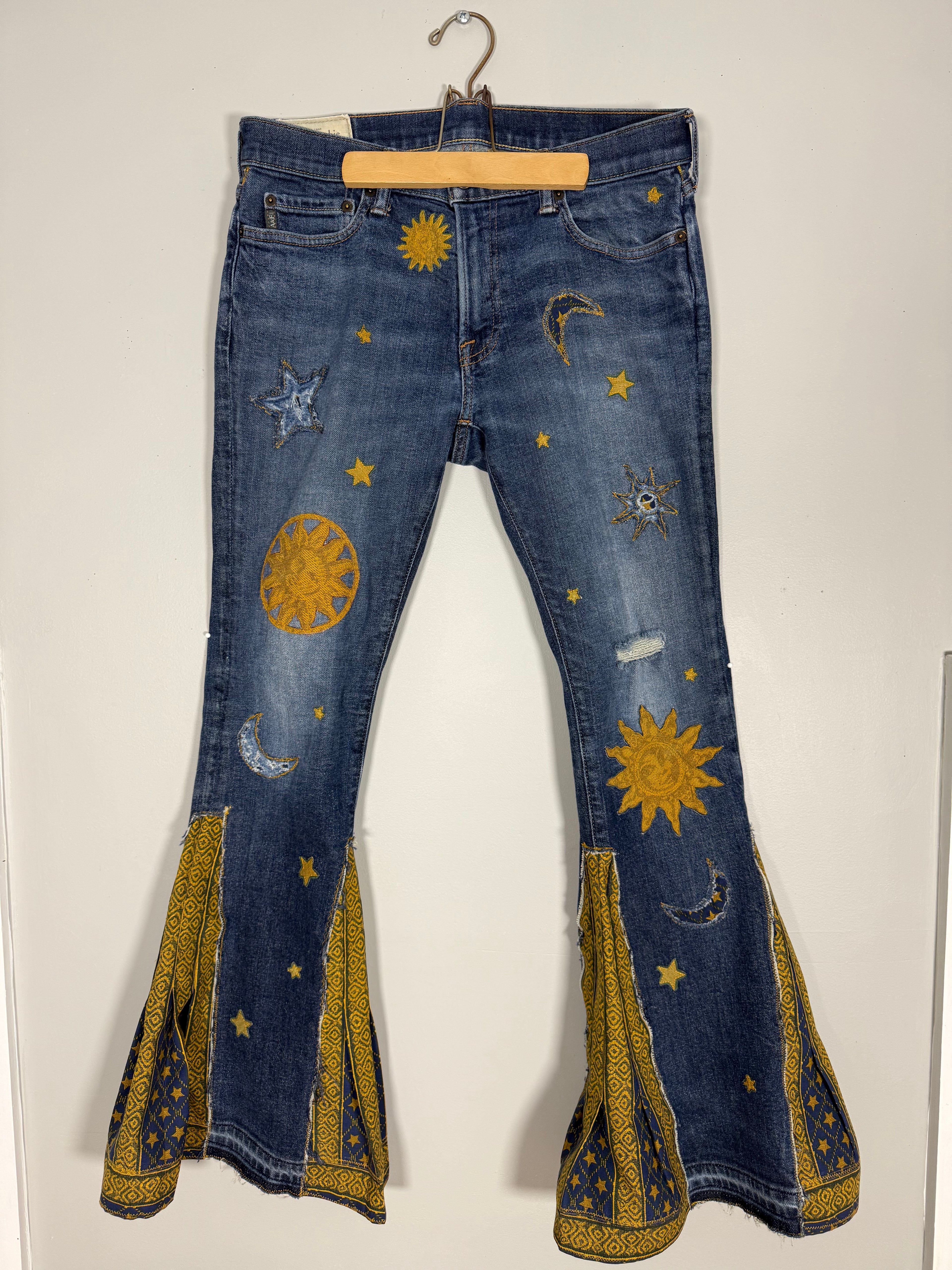 Sun-Spell Bells/Upcycled Jeans